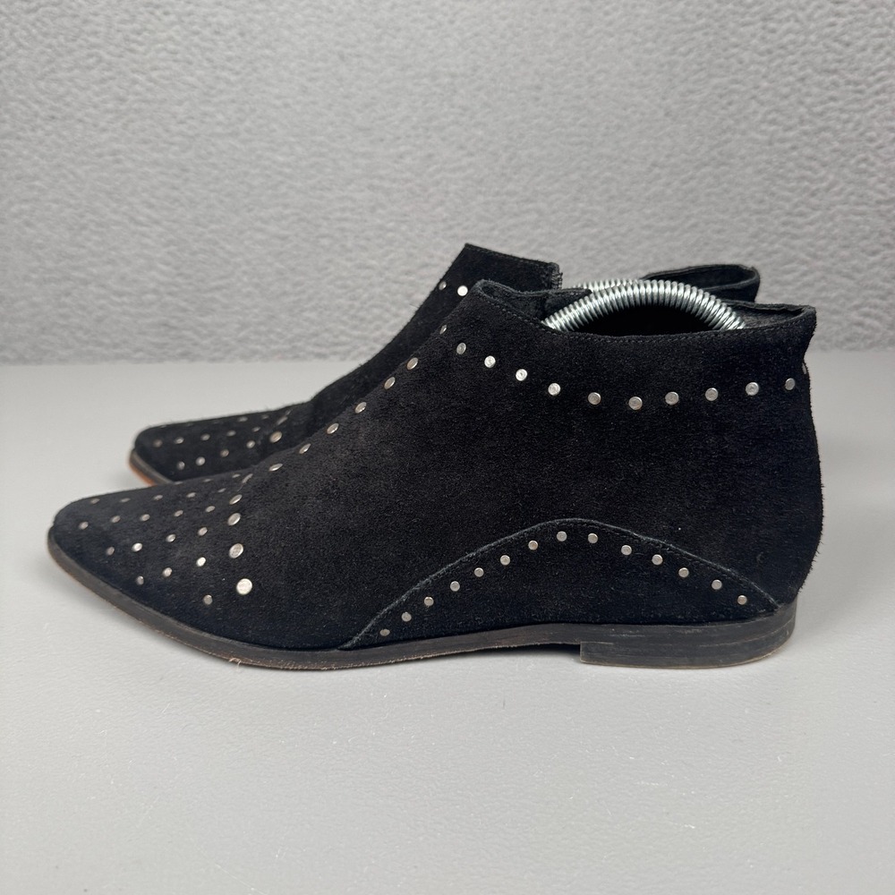 Free People Booties Womens 9.5 Black Aquarian‎ Studded EU 40 Boho Indie Boots